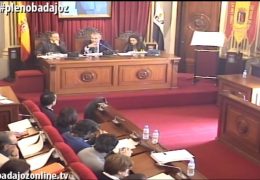 Pleno ordinario de febrero de 2017 del Ayuntamiento de Badajoz
