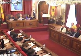 Pleno ordinario de Marzo de 2017 del Ayuntamiento de Badajoz