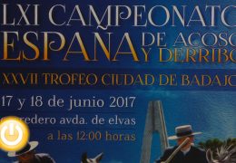 Medio centenar de colleras participan en Badajoz en el Concurso Nacional de Acoso y Derribo