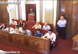 Pleno ordinario de septiembre de 2017 del Ayuntamiento de Badajoz