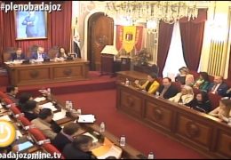 Pleno ordinario de noviembre de 2017 del Ayuntamiento de Badajoz