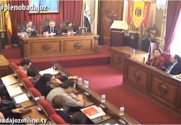 Pleno extraordinario de diciembre de 2017 del Ayuntamiento de Badajoz