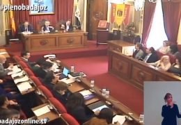 Pleno ordinario de marzo de 2018 del Ayuntamiento de Badajoz