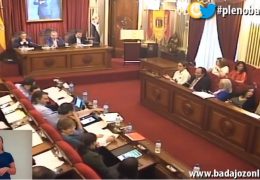 Pleno ordinario de mayo de 2018 del Ayuntamiento de Badajoz