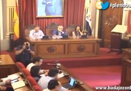 Pleno extraordinario de junio de 2018 del Ayuntamiento de Badajoz