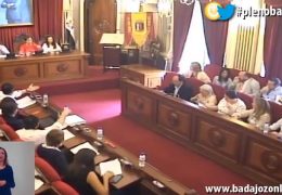 Pleno extra y ordinario de junio de 2018 del Ayuntamiento de Badajoz
