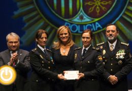 Entrega de condecoraciones en Badajoz por el Día de la Policía