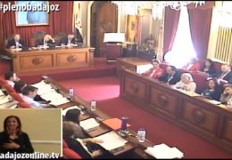 Pleno ordinario de octubre 2018 Ayuntamiento de Badajoz