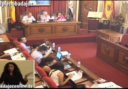 Pleno ordinario de septiembre 2018 Ayuntamiento de Badajoz