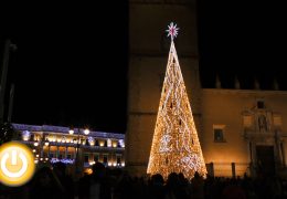 El encendido de las luces de Navidad llega a Badajoz