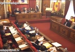 Pleno ordinario de enero 2019 Ayuntamiento de Badajoz