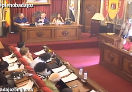 Pleno julio 2019 Ayuntamiento de Badajoz