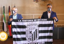 Rueda de prensa alcalde- Presentación campaña #BadajozEsBlanquinegra