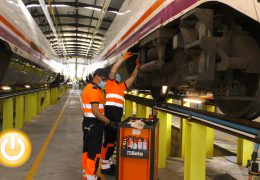 Las obras de la estación ferroviaria de Badajoz están ejecutadas al 70%
