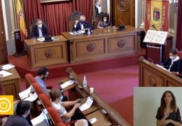 Pleno extraordinario de Mayo 2021 Ayuntamiento de Badajoz