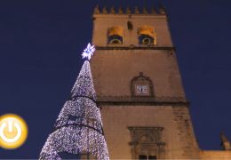 Badajoz iluminada por Navidad
