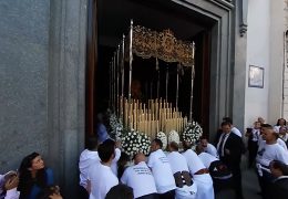 Semana Santa Badajoz 360 – Salida de la procesión de La Soledad