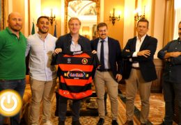 Recepción al Club de Rugby de Badajoz