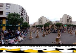 Comparsa Los Makumbas en el desfile del carnaval de Badajoz 2024 – Vídeo 360