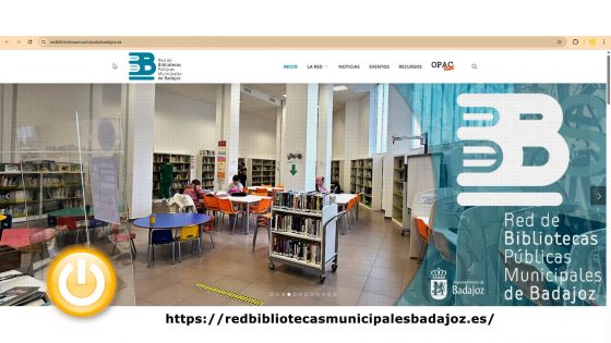 Nueva web de la Red de Bibliotecas Públicas Municipales de Badajoz