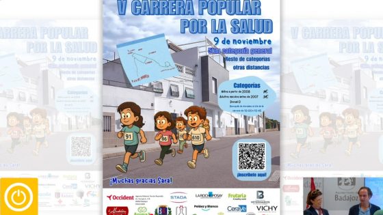 Rueda de prensa Deportes – V carrera Popular por la Salud