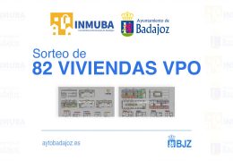 Sorteo viviendas VPO de INMUBA