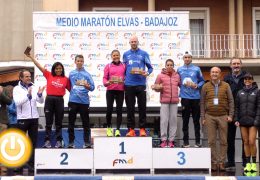 Entrega de trofeos del 36º Medio Maratón Elvas-Badajoz