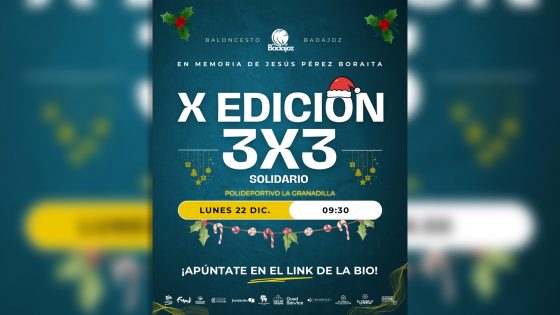 Rueda de prensa Deporte – X Torneo 3×3 Solidario de Baloncesto