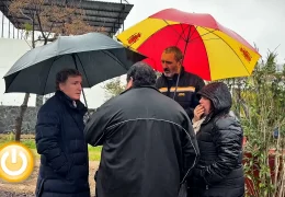 El alcalde de Badajoz, Ignacio Gragera, visita a los vecinos y zonas afectadas por el temporal y anuncia las primeras medidas