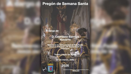 Rueda de prensa Cultura – Presentación Pregón Semana Santa de Badajoz 2026