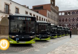 Presentados 7 nuevos autobuses eléctricos para la flota de Badajoz