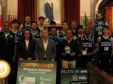 Recepción al Club BB Baloncesto Badajoz por sus logros deportivos