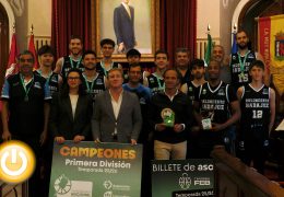 Recepción al Club BB Baloncesto Badajoz por sus logros deportivos
