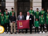 Recepción al Unión Balonmano Pacense tras lograr el Campeonato de Extremadura