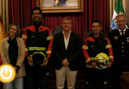 Toma de posesión de 2 sargentos del Cuerpo de Bomberos de Badajoz