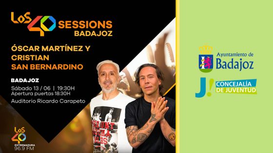 Rueda de Prensa Juventud – presentación de «Los 40 Sessions Badajoz»