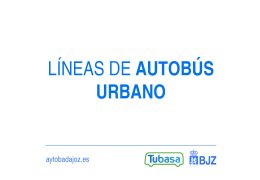 Rueda de prensa Transportes – Líneas de autobús
