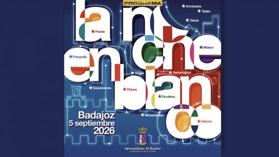 Rueda de prensa Cultura – Presentación Noche en Blanco de Badajoz 2026