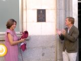 Inaugurada la placa en homenaje a Mª Dolores Gómez Tejedor